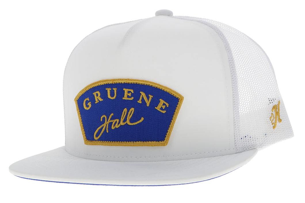 Hooey Gruene Hall White Patch Cap