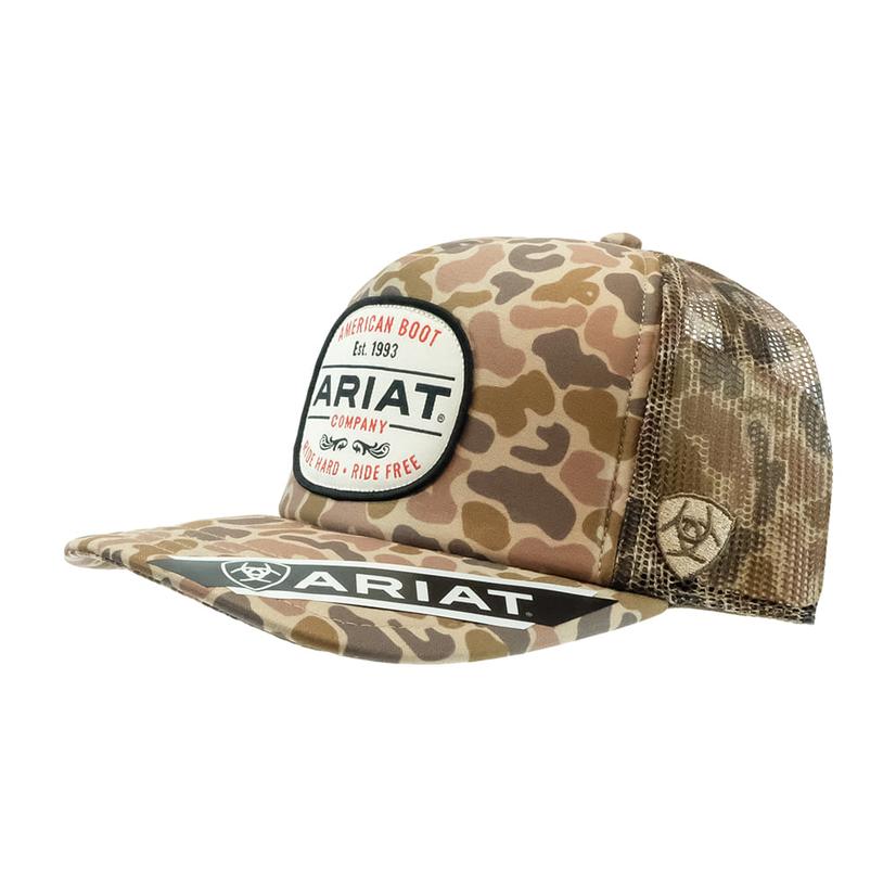 Ariat® Duck Camo Patch Cap