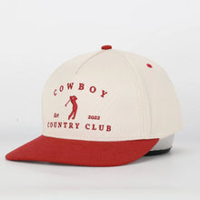 Load image into Gallery viewer, Cowboy Country Club Two Tone Golfer Cap
