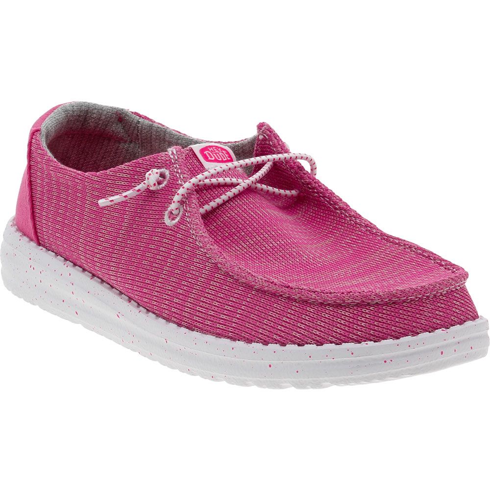 Hey Dude Wendy Pink Children's Casual Shoe