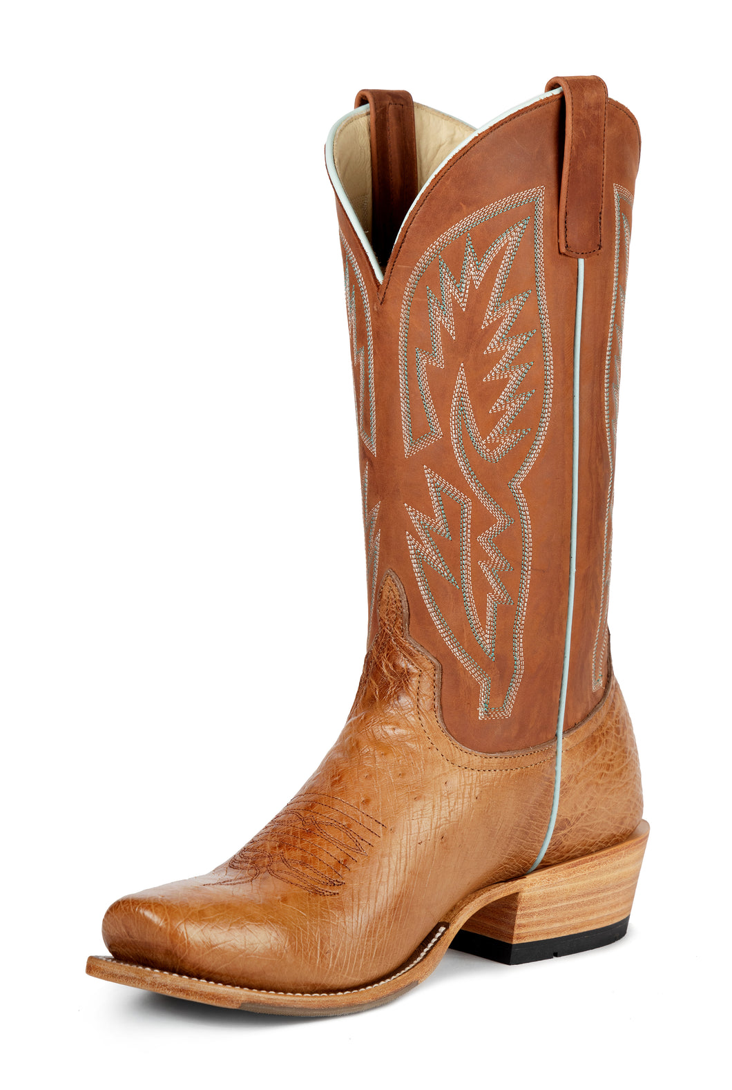 Horsepower Top Hand Brandy Smooth Ostrich Men's Boot