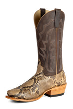 Load image into Gallery viewer, Horsepower Top Hand Mink Python Men&#39;s Boot
