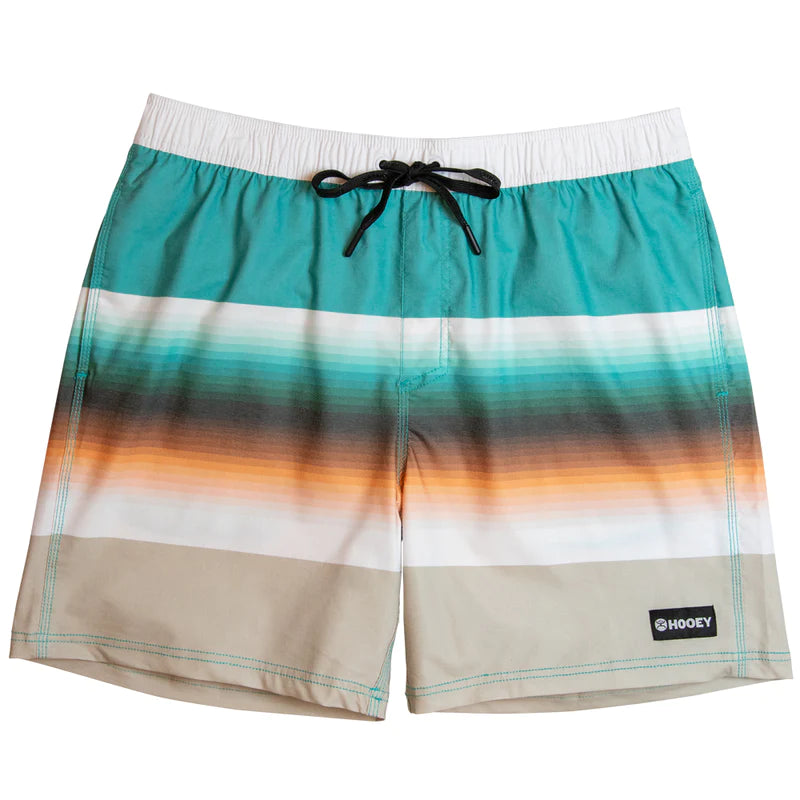 Hooey Teal Serape Board Shorts