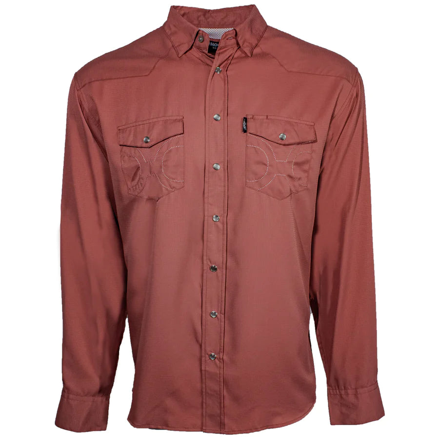 Hooey Men's Marsala Pearl Snap Shirt