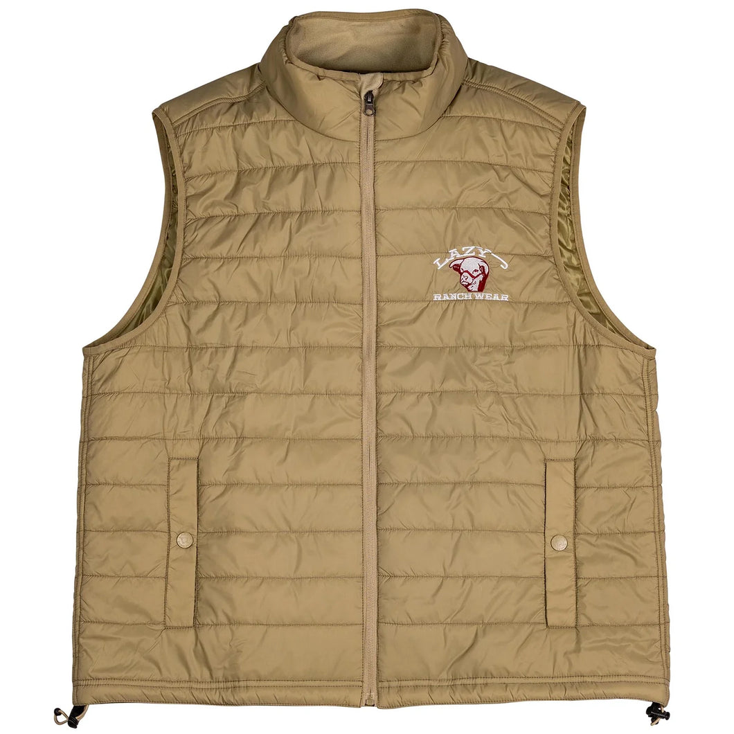 Lazy J Ranch Wear Relaxed Vest - Tan