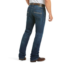 Load image into Gallery viewer, Ariat Men&#39;s M4 Ford Bragg Dark Stretch Relaxed Bootcut Jeans
