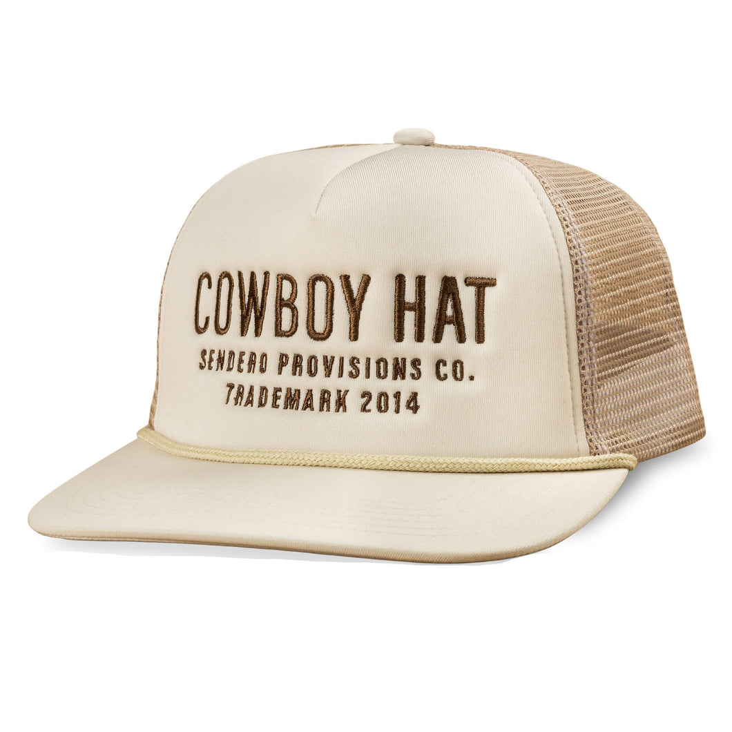 Sendero Cream Cowboy Hat Cap