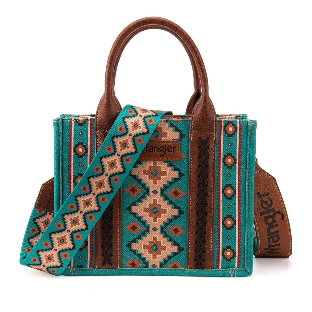 Wrangler Tote in Turquoise - Montana West