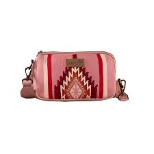 Wrangler Knit Crossbody Purse - Pink