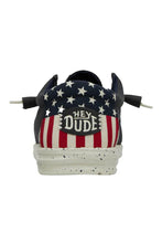 Load image into Gallery viewer, Hey Dude Navy Wally Americana Men&#39;s Shoe
