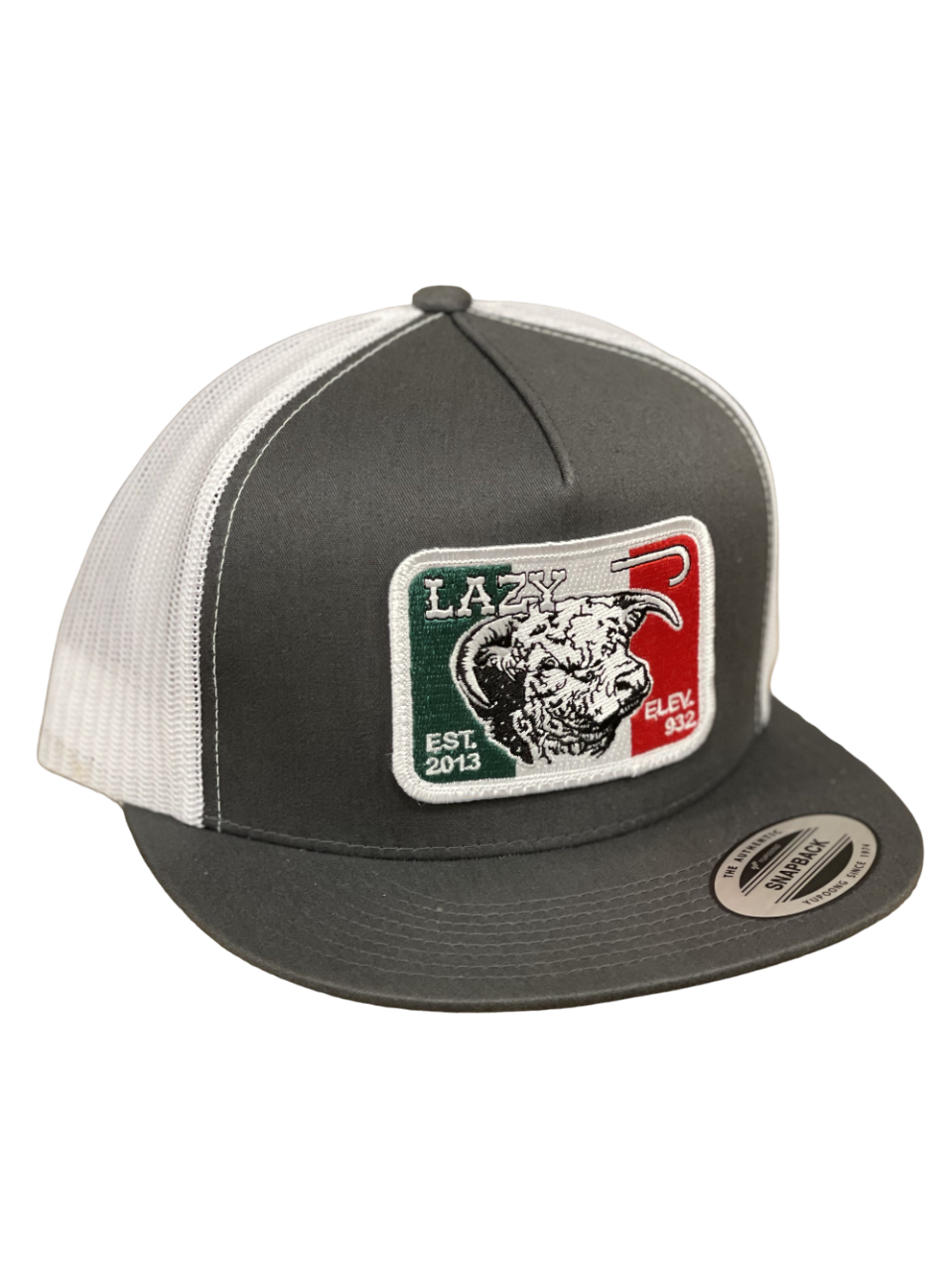 Lazy J Ranch Wear Mexico Bull Patch Cap